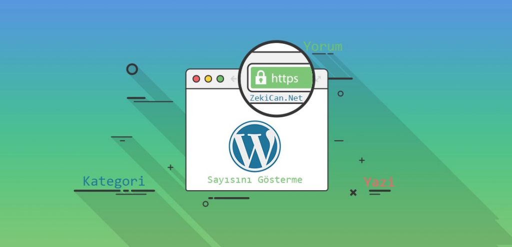 Wordpress Kategori Yorum ve Yazı sayılarını gösterme