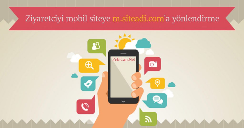 Mobilden siteye giren ziyaretçiyi mobil siteye yönlendirme