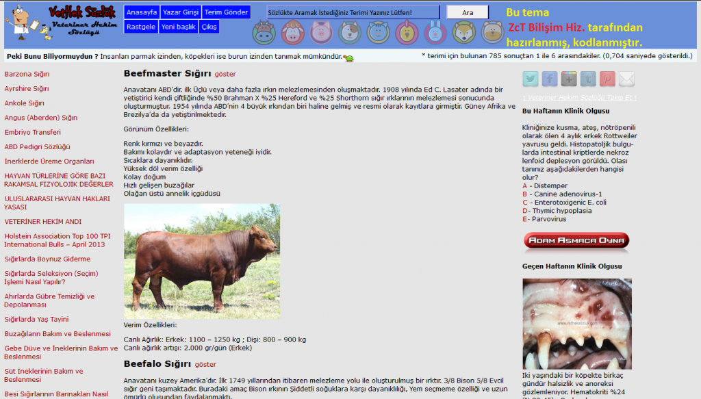 Veteriner Hekim Terimler Sözlüğü