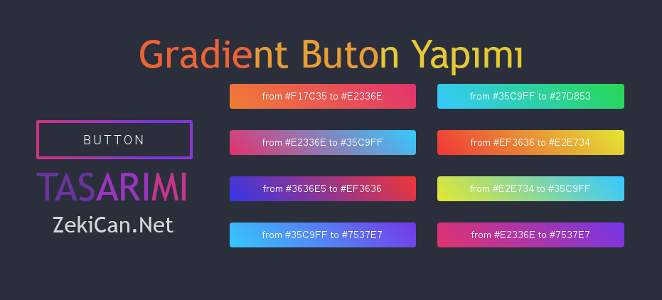 Gradient Buton Tasarımı