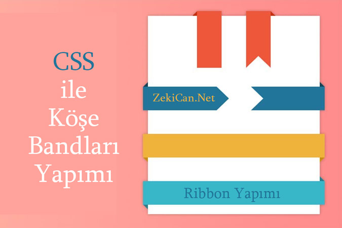 CSS ve HTML ile Köşe Bandları Yapımı